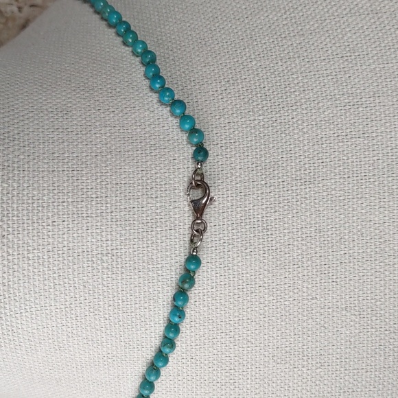 54" Turquoise Gemstone Necklace/Bracelet - Picture 3 of 7